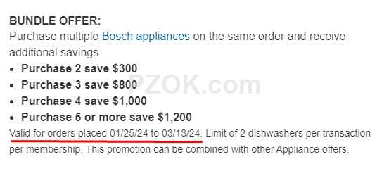 Costco Bosch 300 Series 24 in. Stainless Dishwasher