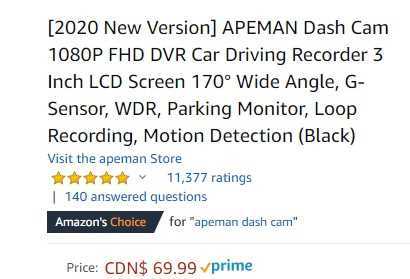 APEMAN Car Dash Cam - pzok.com