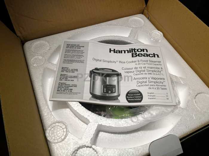Hamilton Beach Rice Cooker - pzok.com