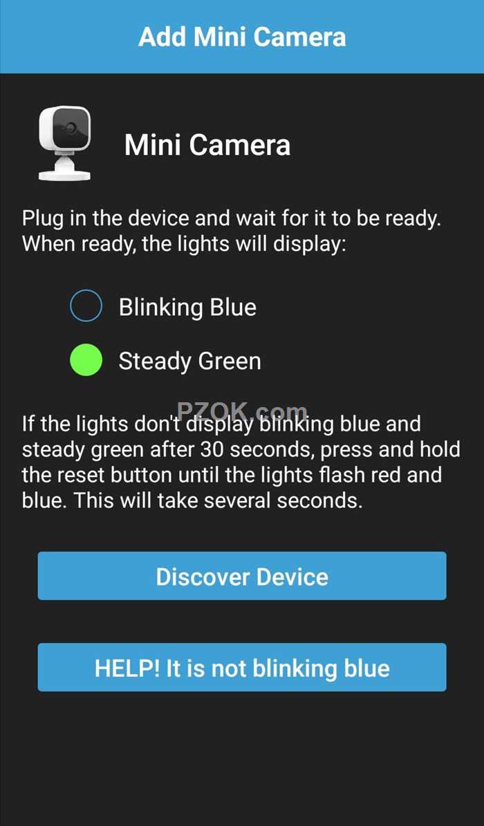 Amazon Blink Mini Camera setup - pzok.com